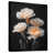 Toile avec cadre flottant noir