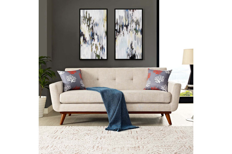 Byanca 78" Square Arm Loveseat
