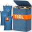 Bhargava Fabric Laundry Hamper with Handles-57282659-57282661