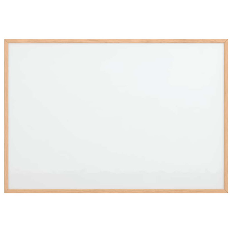 Vidaxl Magnetic Whiteboard With Solid Pine Wood Frame, 55cm H x 80cm W x 1.5cm D