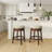 Upholstered Swivel Solid Wood Frame Bar Stool-22084182-22084203