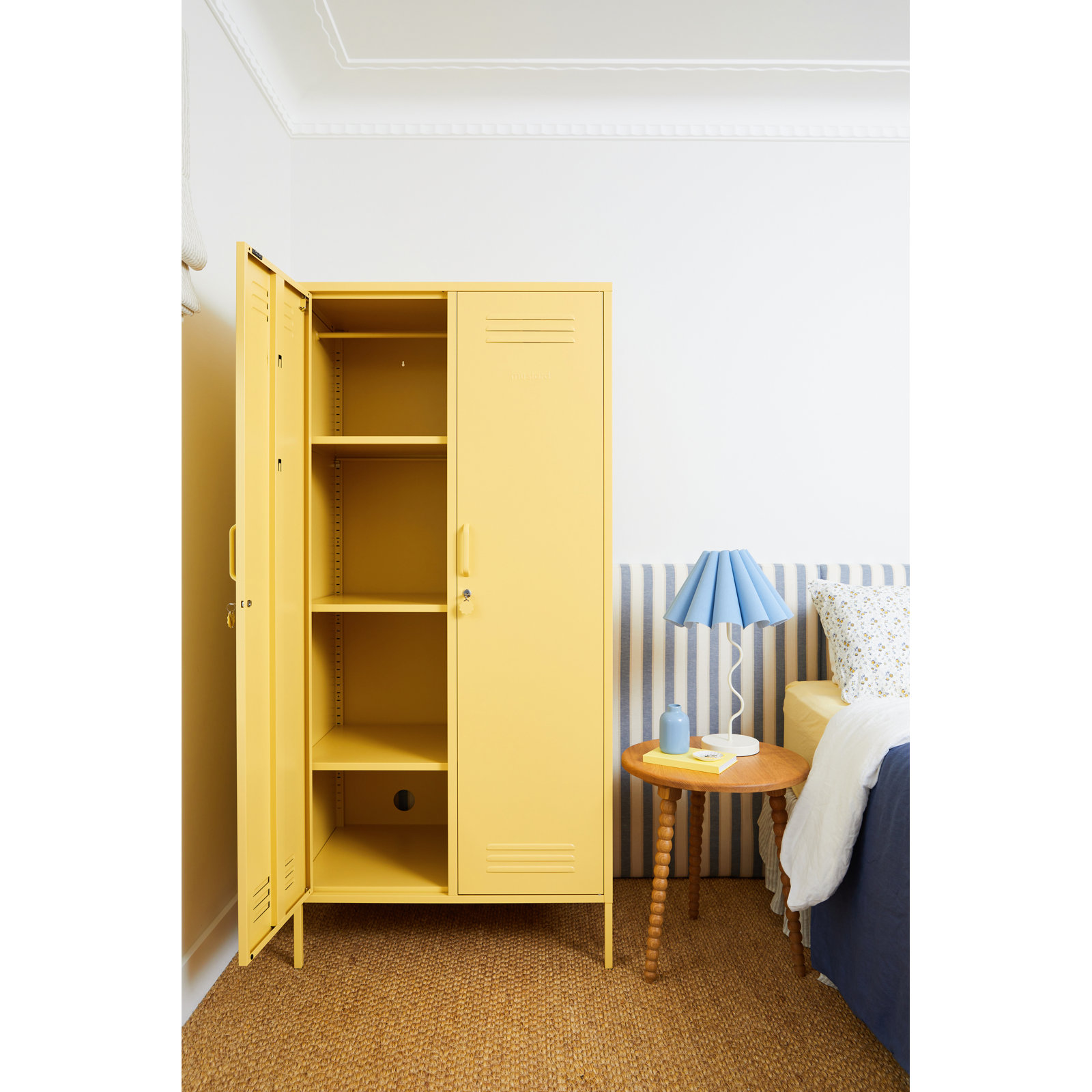 Mustard Made The Twinny Wardrobe Locker, Butter