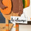 Décoration de véranda en bois 30,25 "H Thanksgiving