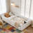 Twin Size Upholstered Platform Bed-1140548890