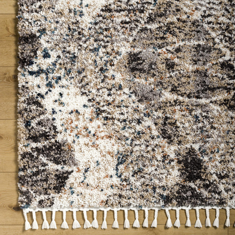 Abstract Indoor Rug, Rectangle 9'2" x 12'