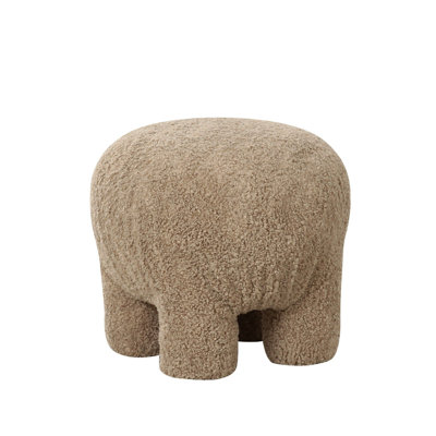 Venla - Modern Tan Fabric Ottoman