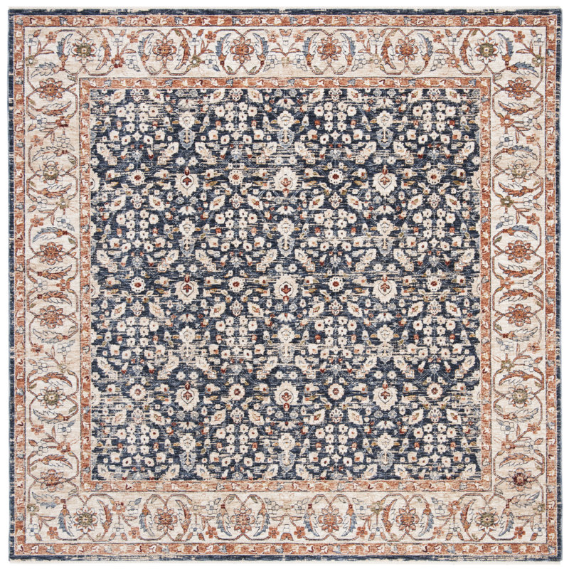 Christensen Performance Oriental Rug, Square 6'7"