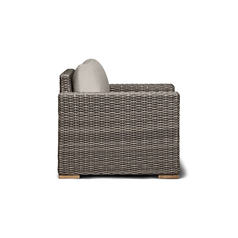 Dune Outdoor Lounge Chair, Cast Silver Sunbrella®