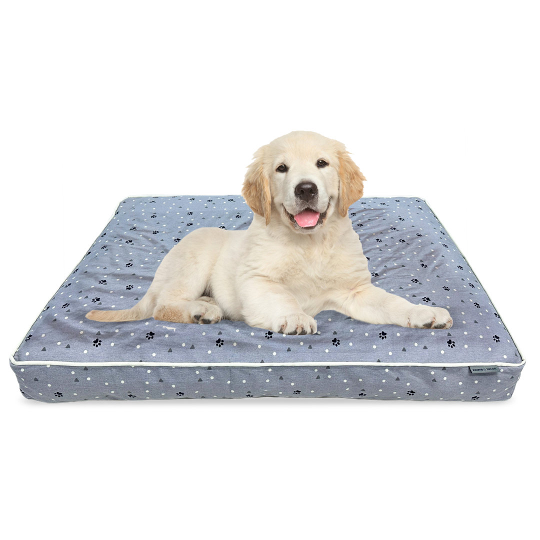 Tucker Murphy Pet™ Comfort Orthopedic Dog Bed - Durable, Supportive Sleeping Bed With Paws And Dots Pattern - Ideal For Joint Health And Comfort For All Breeds Tucker Murphy Pet™ 