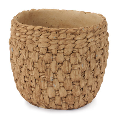 Woven Texture Cement Planter