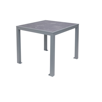 Surf Inlay 4 Person 32'' L x 31'' H Faux Marble Dining Table