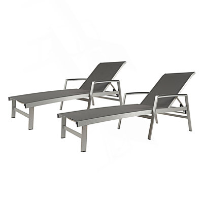Set Of 2 Chaise Lounge Set