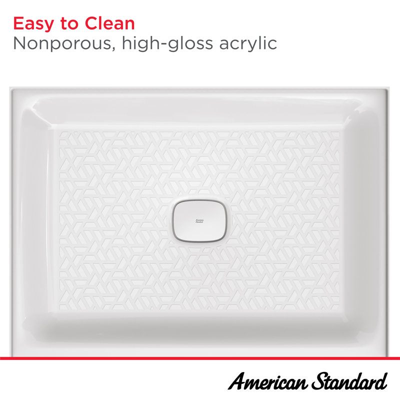 Base de douche simple rectangulaire L 36 po x P 48 po Aspirations