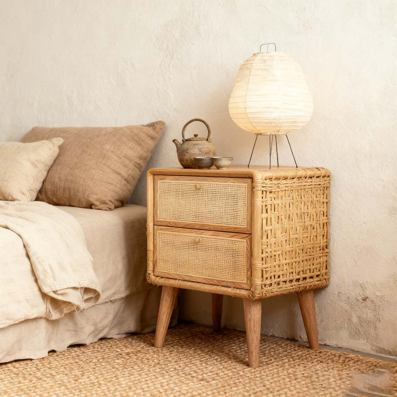 Table de chevet moderne 2 tiroirs