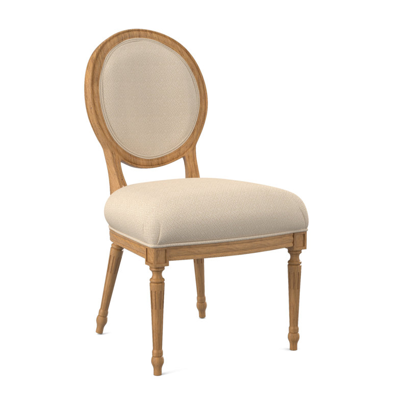 Dauphin Dining Chair, Amber, Filigree Ivory