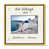 Toile avec cadre flottant or