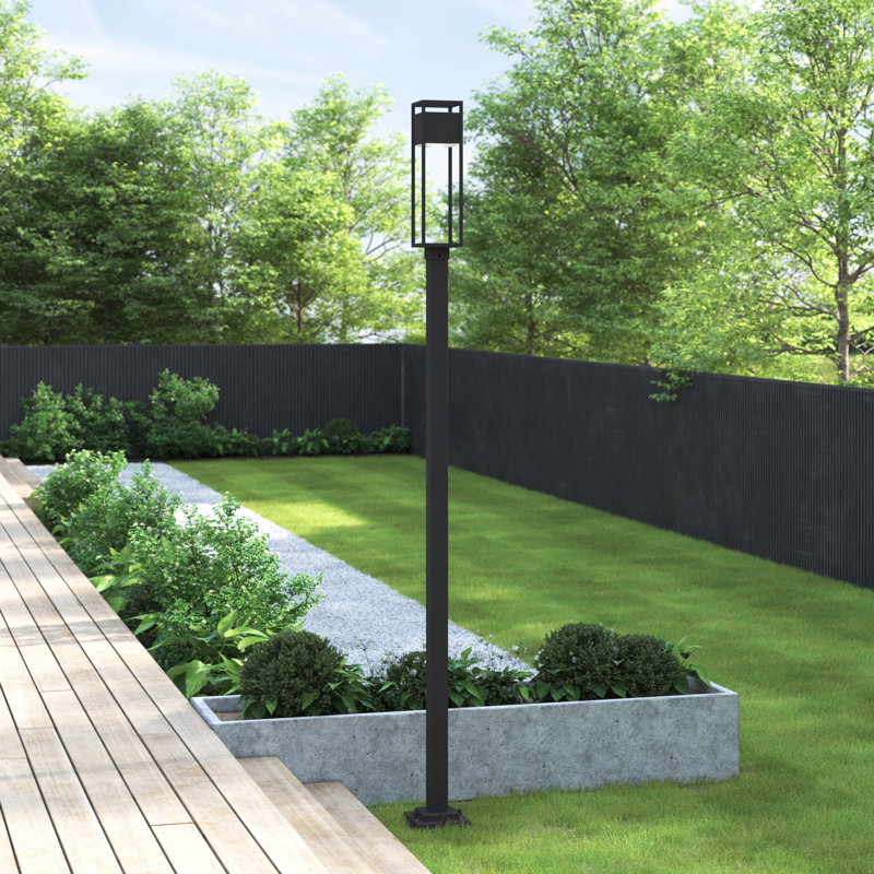 Lampadaire à DEL 1 lumière Esquibel, H 119,75 po x l 9,25 po x P 9,25 po