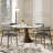 Stone Round Boydton With Solid Wood Dining Chairs For Kitchen/Dining Room-1663682363-1663682359-1671642733