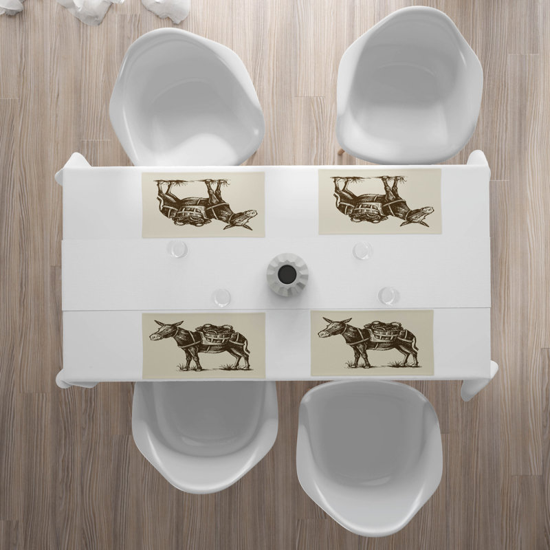 Polyester Animals/Nature Rectangle Placemat