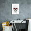 «Skull With Red Glasses» par Balazs Solti, art mural sur toile-101511461