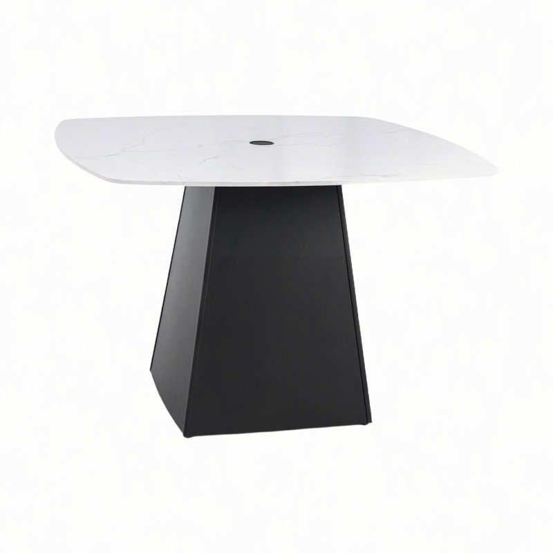Table de salle à manger carrée d'extérieur 44 po Modern