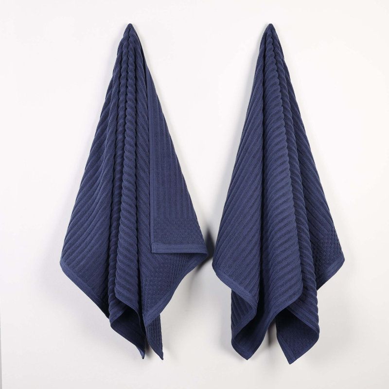 Ensemble de draps de bain Ruvins, Bleu marine