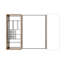 Armoire de toilette 41,3 po avec rangement, armoire à pharmacie murale avec porte miroir, tablettes en verre réglables, contreplaqué