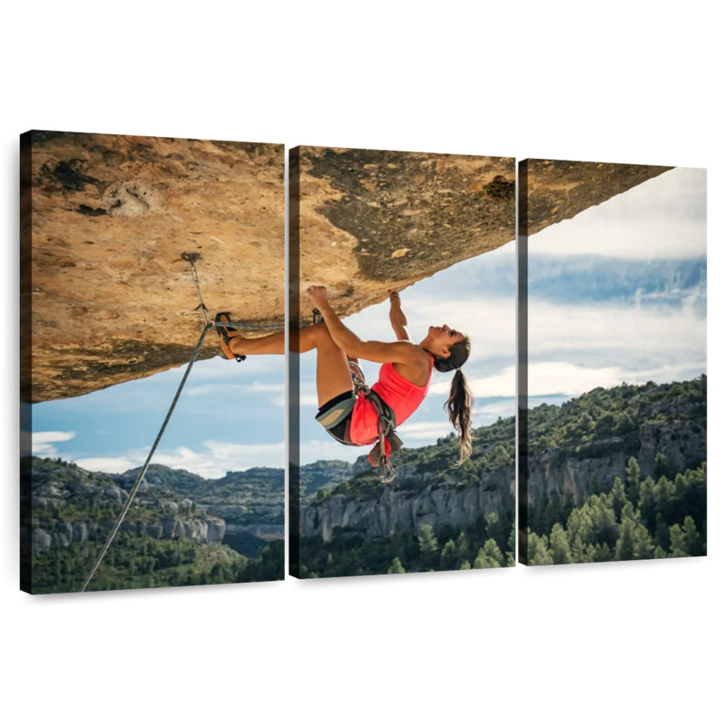 Senne Margalef Rock Climber, 20" H x 33" W