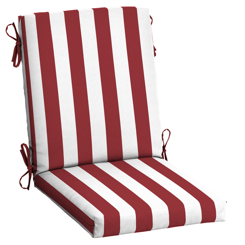 ARDEN Outdoor Dining Chair 3.5" Cushion, Ruby