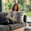 Coussin décoratif à imprimé animalier en fausse fourrure Fancy-1160068850