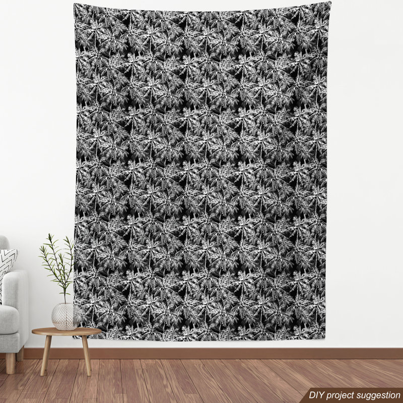 Tissu palm, H 36 po x l 58 po x P 1 po