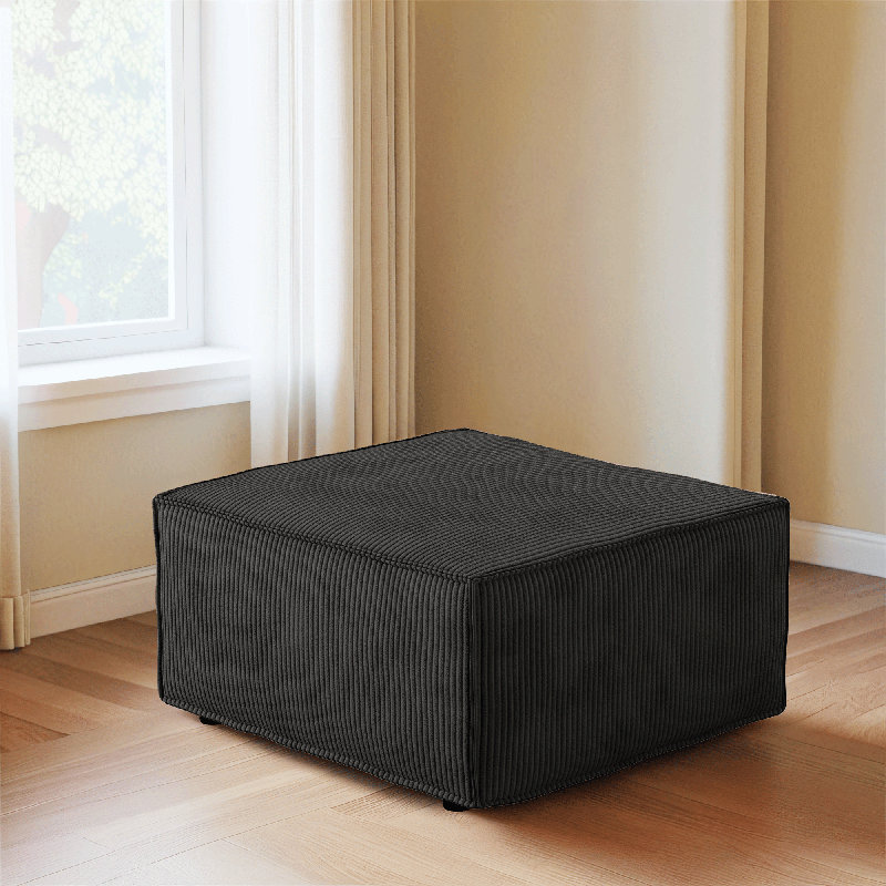 Fauteuil d'appoint modulaire Bennett, Noir