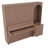 Cleo Gray Boucle Queen Bed