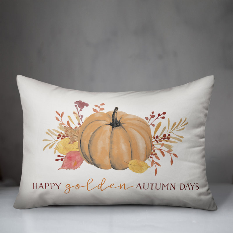  Housse et insert pour coussin rectangulaire Autumn Days