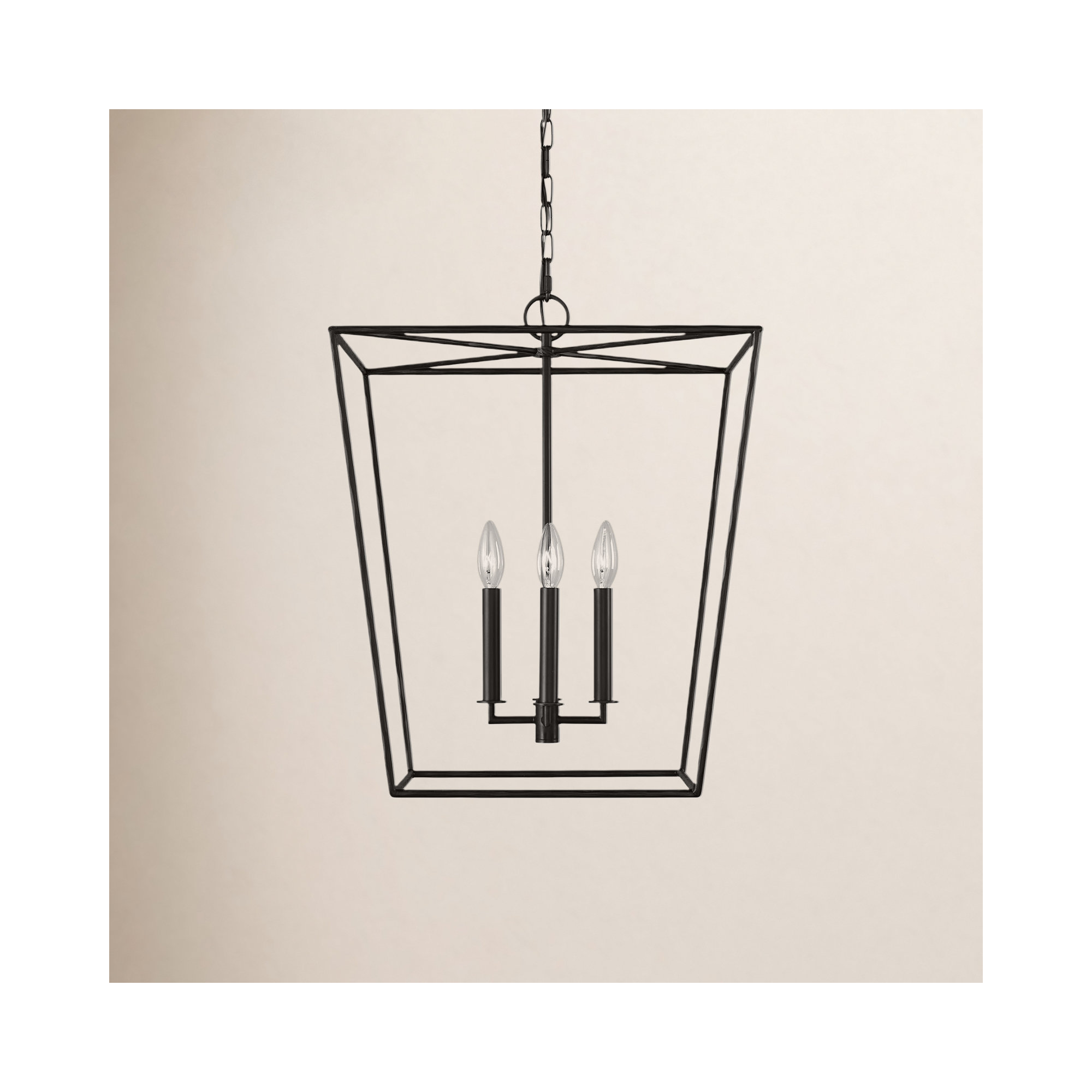 Ellen Degeneres Maribel 4 Light Dining Room Entry Hallway Pendant In Casted Gild Finish, Aged Iron, 88.5" H x 18" W x 18" D