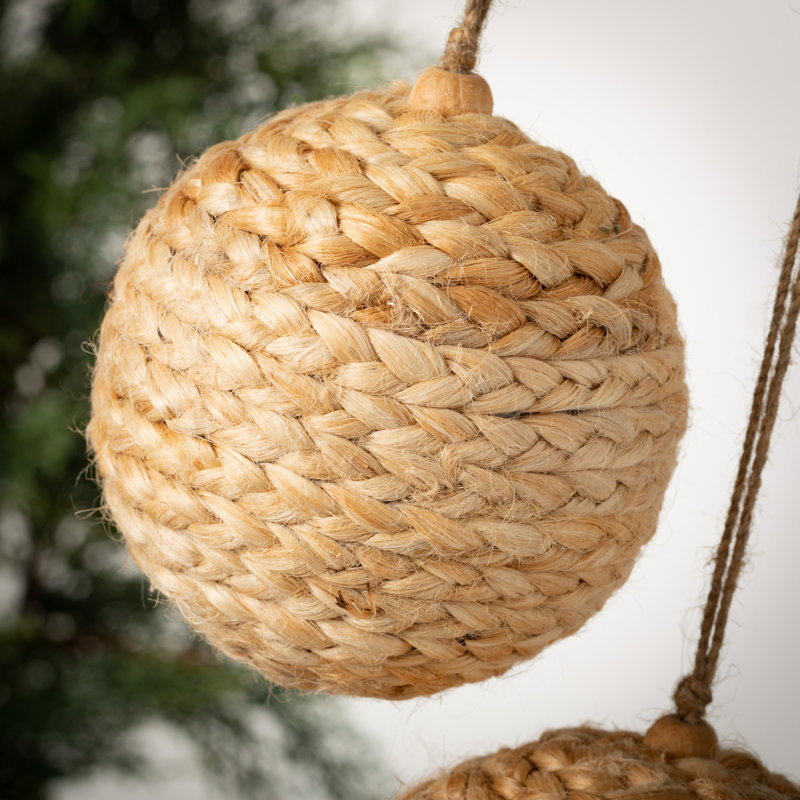 Ensemble d'ornement boule de pompon 2 pièces