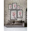« floral cheveu », impression encadrée-32740908