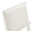 Palm Gate Arm Chair - Cloud White