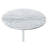 Orbit 15.5" End Table With Adjustable Height Gray Marble Textured Lid - Chic Appeal Top Property Aspect Quality Selection Option Choice