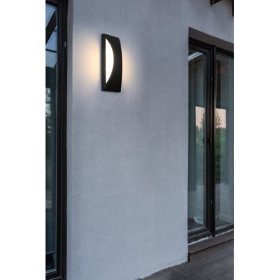 Nyran Outdoor Wall Sconce in Black