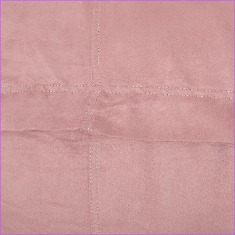 Fauteuil à billes cylindrique en microfibre pour adultes 8 pieds Aruba | Rose rose | Allongé