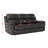 Breathable Fabric Power Reclining Sofa With Drop Down Table-808927795