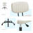 Annelinde L Shaped Wooden Desk With Headphone Hooks & Fabric Storage With Faux Leather Office Chair (No Armrests, 3 Colors)  Ideal For Home Offices & Bedrooms-771444312