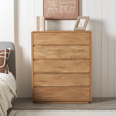 Eversley 95cm W 5 - Drawer Chest of Drawers