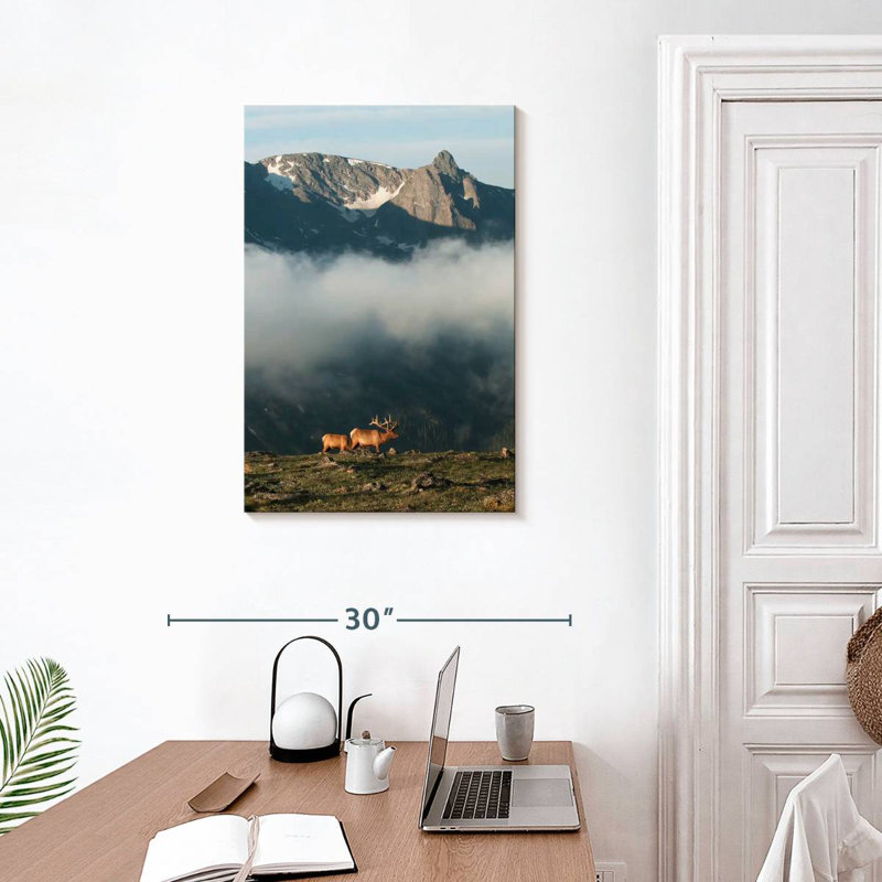Alvord Rocky Mountain National Park Elks, 30" H x 20" W