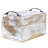 4 Compartment Wood Rectangle Flatware Caddy