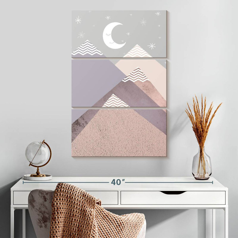 Avery Scandi Nursery Mountains, H 32 po x l 20 po