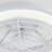 Humiston 20" 3 - Blade Enclosed Low Profile Caged with LED Lights, Dimmable LED Ceiling Fan Bladeless with Remote Control