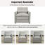 Fauteuil rembourré confortable 31,9 po-415122103