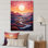 «Bengiman Sunset Horizon Pointillism II», reproduction sur toile